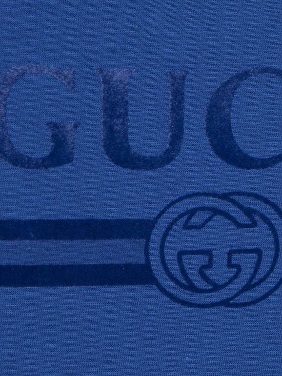 26SS [키즈] 구찌 티셔츠 547559 XJHO54118 Blue - GUCCI