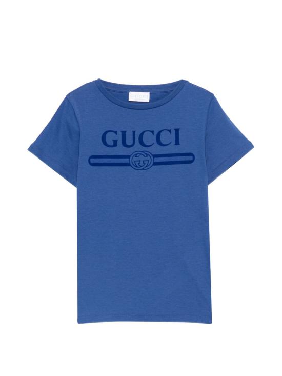 26SS [키즈] 구찌 티셔츠 547559 XJHO54118 Blue - GUCCI