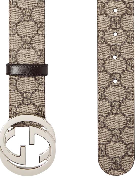 26SS 구찌 GG 슈프림 G 버클 벨트 411924 KGDHN9643 Beige - GUCCI