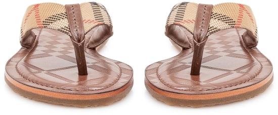 26SS 버버리 체크 파빌리온 샌들 8123025B9368 BROWN - BURBERRY