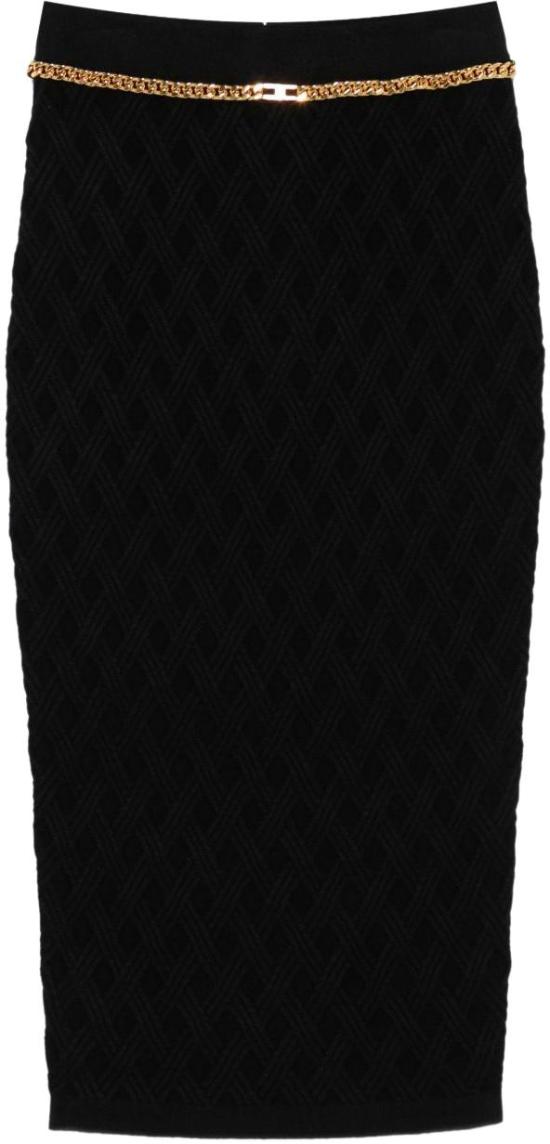 25FW 엘리자베타프랜치 미디 스커트 GK20B56E2110 BLACK