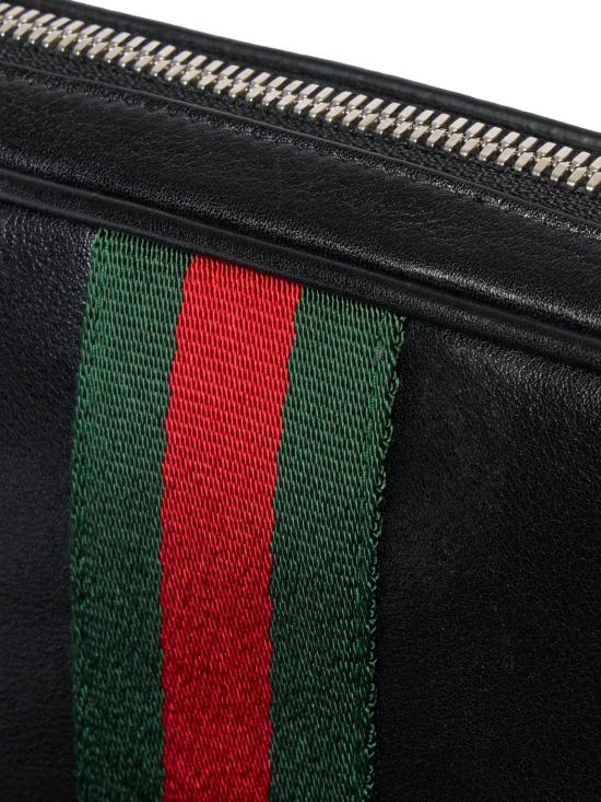 26SS 구찌 웹 트레이드마크 스몰 크로스백 866982 AAGIH1057 Black - GUCCI