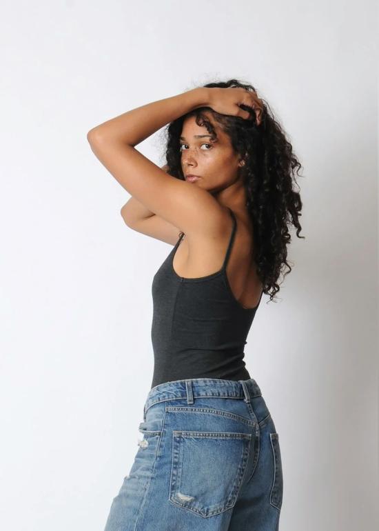  코니퍼 민소매 티셔츠 침엽수 대나무 층화 수조