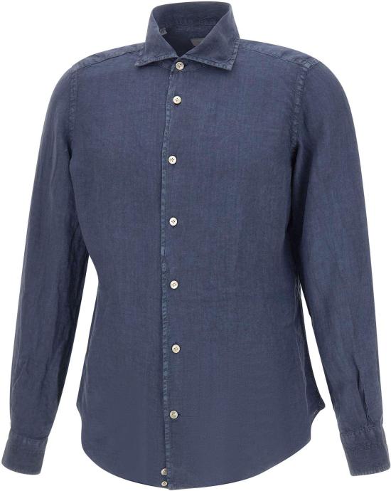26SS 일레븐티 긴팔 셔츠 M75CAMJ12TET0I02619 BLUE