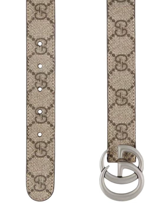 26SS [키즈] 구찌 가죽 벨트 432707 2ZG0G9742 Beige - GUCCI