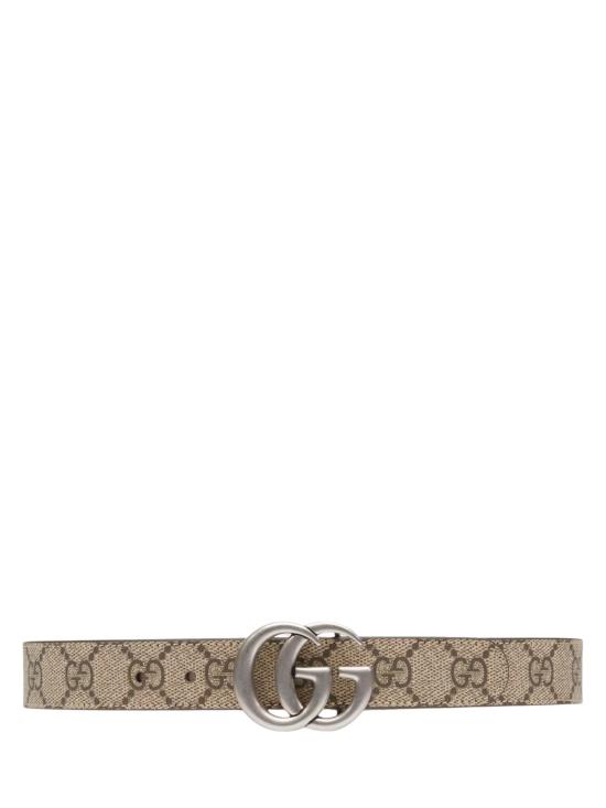 26SS [키즈] 구찌 가죽 벨트 432707 2ZG0G9742 Beige