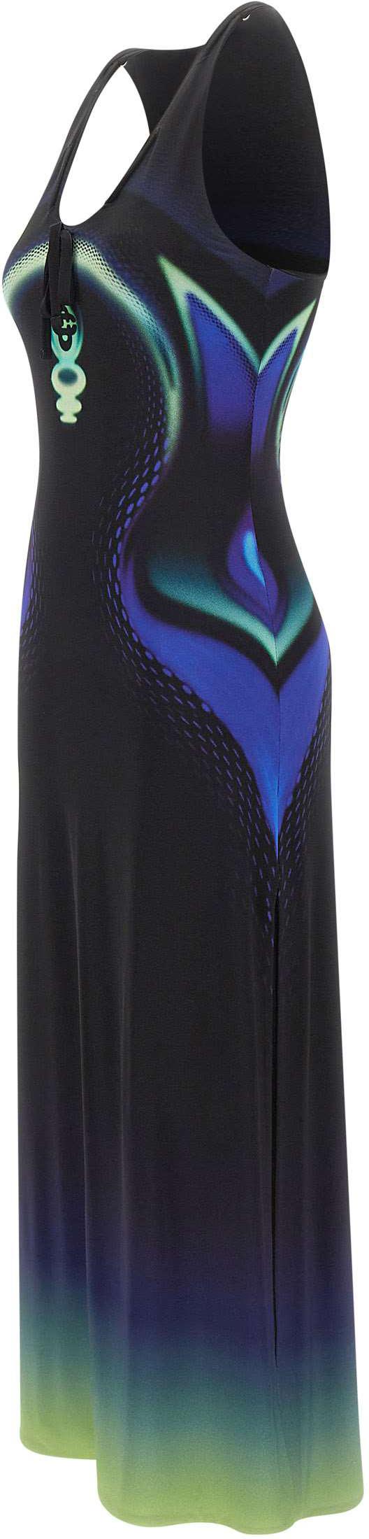 26SS 카사블랑카 미디 원피스 WSS26JDR01501 BLACK - CASABLANCA