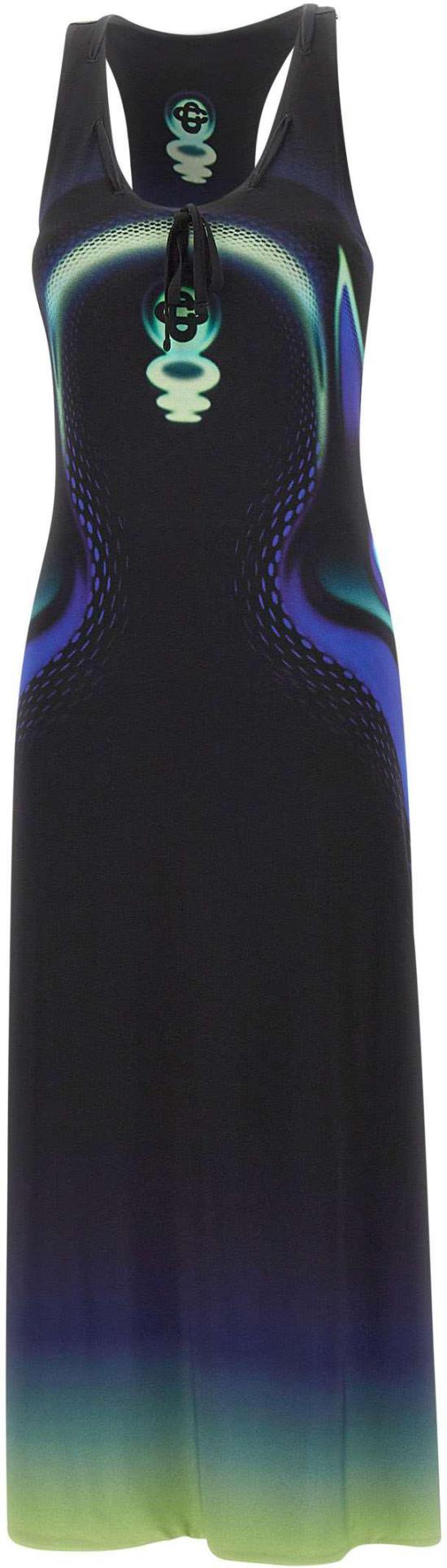 26SS 카사블랑카 미디 원피스 WSS26JDR01501 BLACK