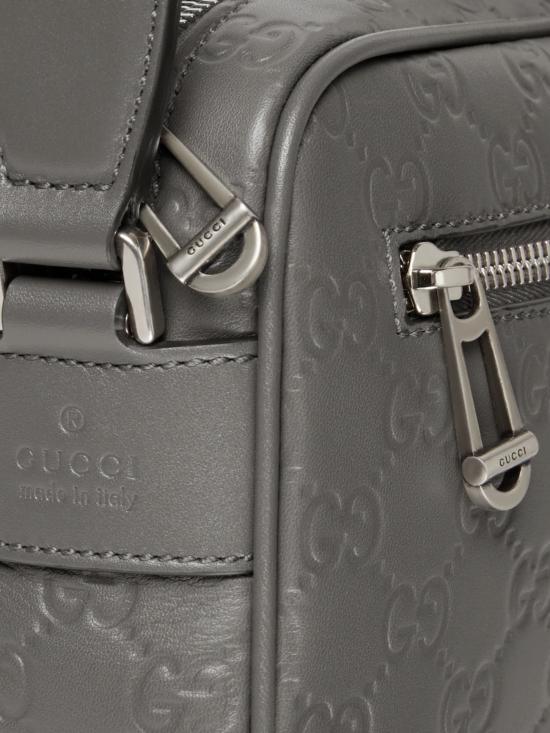 26SS 구찌 GG 엠블럼 스몰 크로스바디백 850242 AAFOM1342 Grey - GUCCI