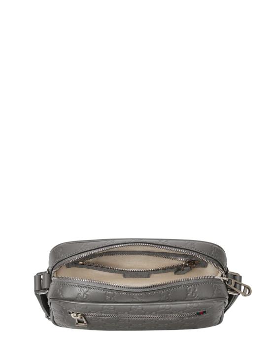 26SS 구찌 GG 엠블럼 스몰 크로스바디백 850242 AAFOM1342 Grey - GUCCI