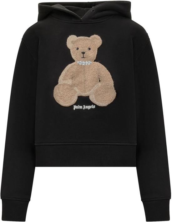 26SS 팜앤젤스 후드 티셔츠 PWBB069S26FLE0081060 BLACK
