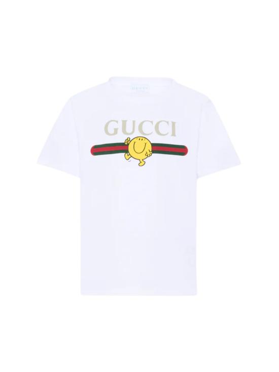 26SS [키즈] 구찌 티셔츠 575114 XJHPS9320 Bianco