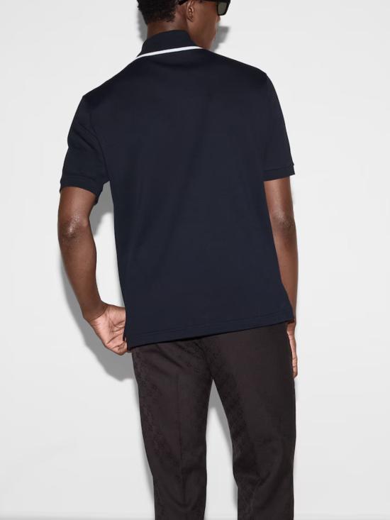 26SS 구찌 폴로 티셔츠 806250 XJHH64003 Blue - GUCCI