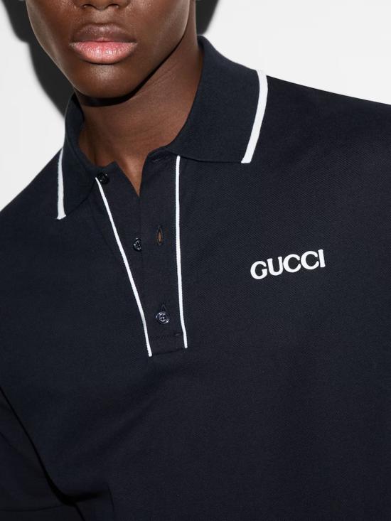 26SS 구찌 폴로 티셔츠 806250 XJHH64003 Blue - GUCCI