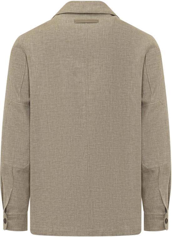26SS 에르메네질도제냐 긴팔 셔츠 UHV22A3SOT6BV04 TAUPE - ERMENEGILDO ZEGNA