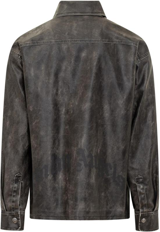 25FW 팜앤젤스 긴팔 셔츠 PMJE015F25FAB0010710 DONKERGREY - PALM ANGELS