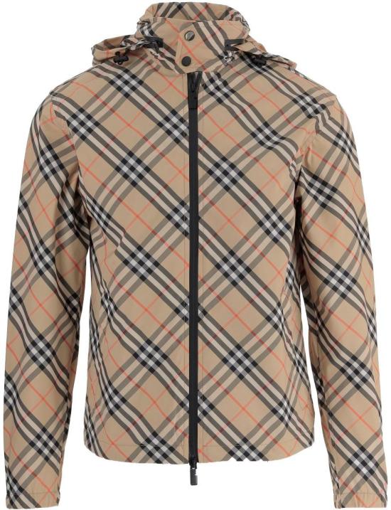 26SS 버버리 체크 나일론 바람막이 자켓 8121319B9368 BEIGE