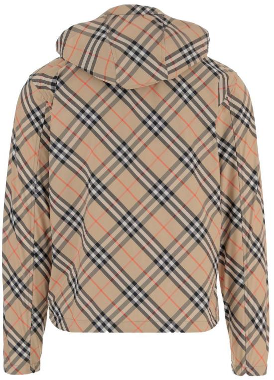 26SS 버버리 체크 나일론 바람막이 자켓 8121319B9368 BEIGE - BURBERRY