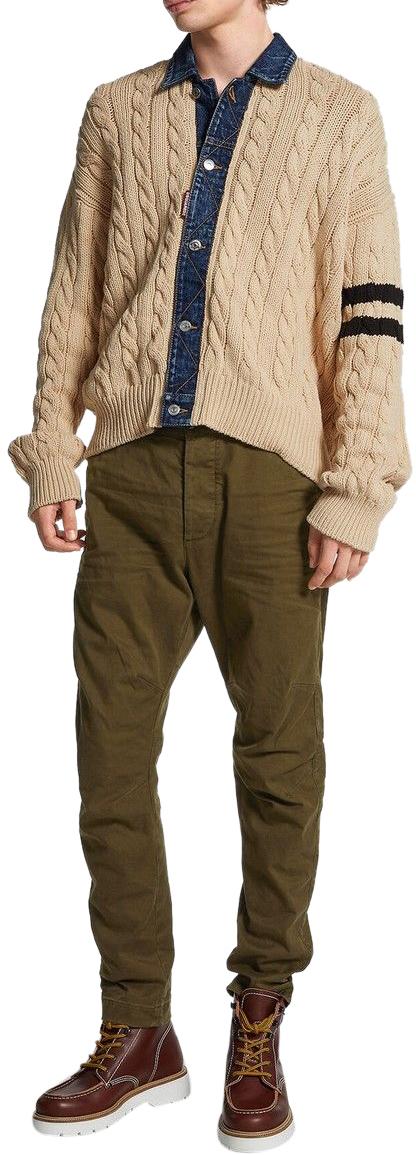 25FW 디스퀘어드2 스트레이트 팬츠 S74KB0819S39021728 GREEN - DSQUARED2
