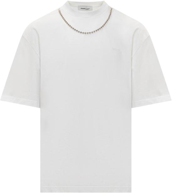  엠부시 반팔 티셔츠 BMAA001S24JER0010101 WHITE