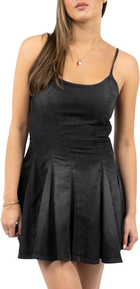 26SS 디젤 드-스포키-S 데님 미니 드레스 A20907068VM BLUE