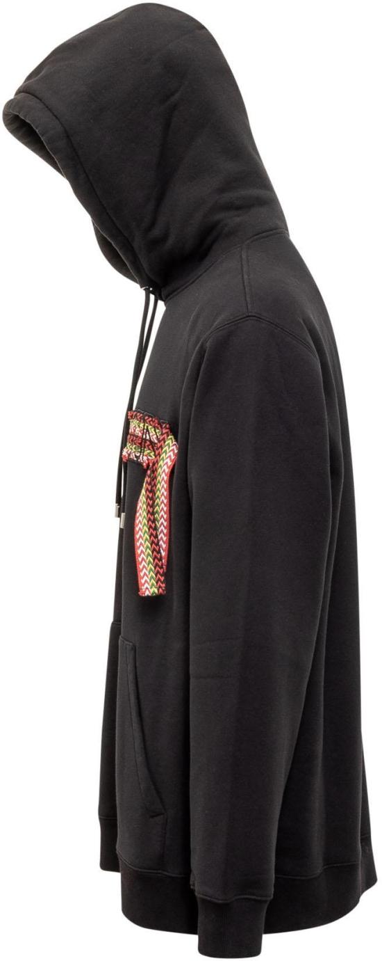  랑방 후드 티셔츠 RMHO0009J199P2410 BLACK - LANVIN