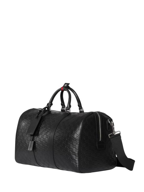 26SS 구찌 GG 엠블럼 미디움 더플백 850220 AAFOM1053 Black - GUCCI