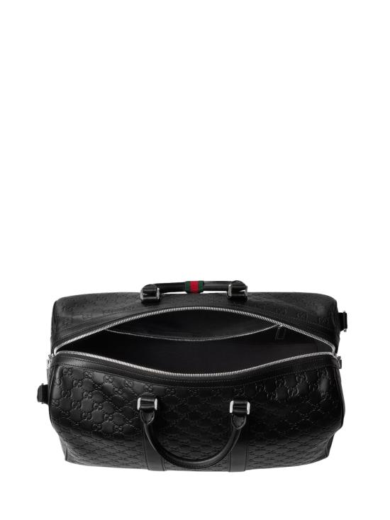 26SS 구찌 GG 엠블럼 미디움 더플백 850220 AAFOM1053 Black - GUCCI