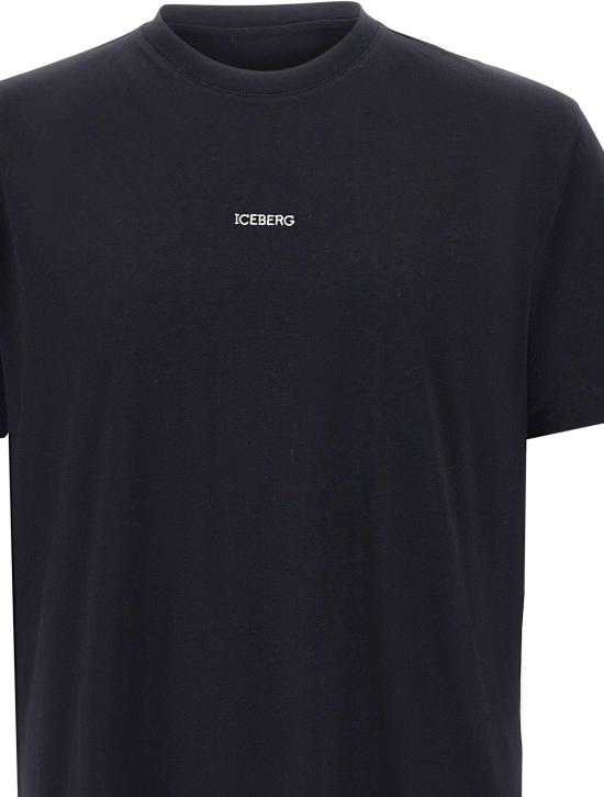 26SS 아이스 비 아이스버그 반팔 티셔츠 26EI1P0F0456325BLACK - ICE B ICEBERG