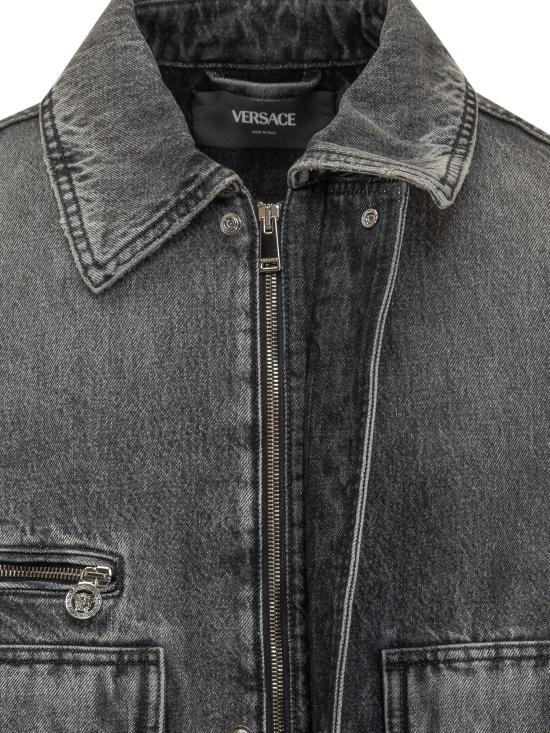 26SS 베르사체 데님 자켓 10217541A160531D980 DONKERGREY - VERSACE