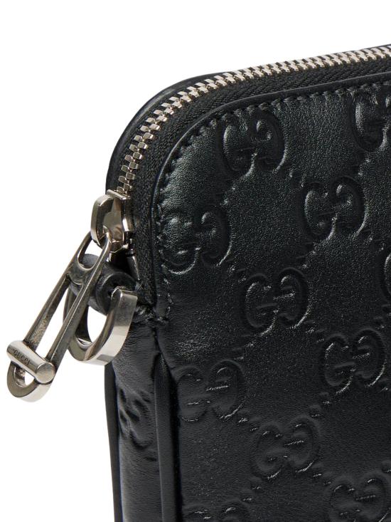 26SS 구찌 GG 엠블럼 미디움 크로스바디백 850214 AAFOM1053 Black - GUCCI