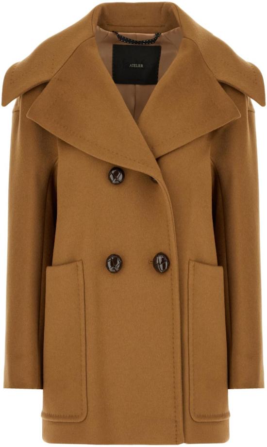 25FW 막스마라 마리오 캐시미어 피코트 MARIO028 BROWN