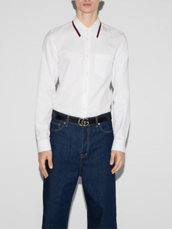 26SS 구찌 긴팔 셔츠 814560 Z7AVS9000 White - GUCCI