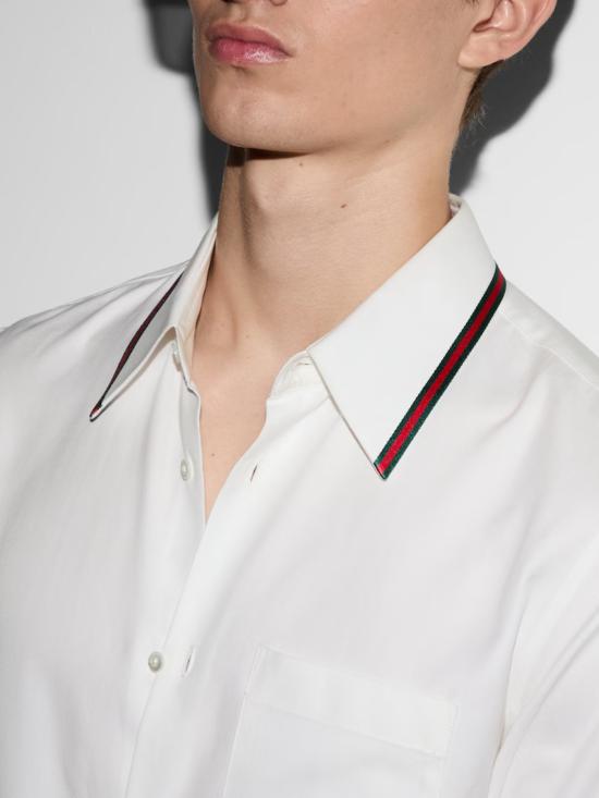 26SS 구찌 긴팔 셔츠 814560 Z7AVS9000 White - GUCCI