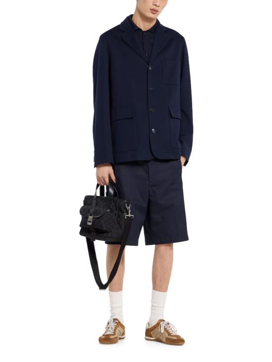 26SS 구찌 싱글 브레스트 코튼 저지 재킷 846713 ZAM6R4240 Clear Blue - GUCCI