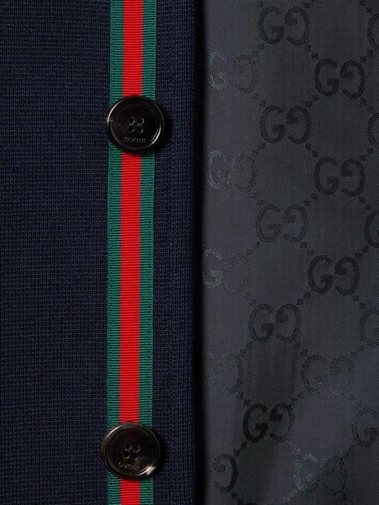 26SS 구찌 싱글 브레스트 코튼 저지 재킷 846713 ZAM6R4240 Clear Blue - GUCCI