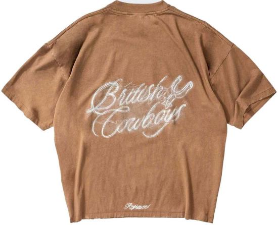 26SS 리프레젠트 브리티시 카우보이 티셔츠 MLM10059216 BROWN - REPRESENT