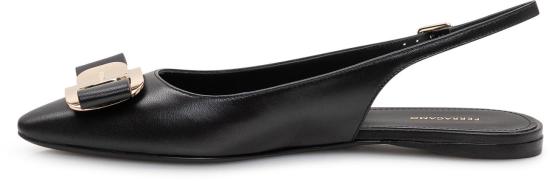 26SS 살바토레 페라가모 플랫 슈즈 01K914790605 BLACK - SALVATORE FERRAGAMO