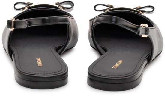 26SS 살바토레 페라가모 플랫 슈즈 01K914790605 BLACK - SALVATORE FERRAGAMO