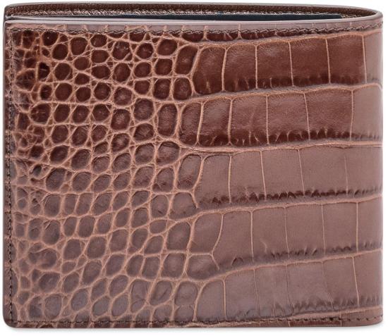 26SS 톰포드 크로커다일 프린트 레더 반지갑 Y0410LCL439SEBN BROWN - TOMFORD