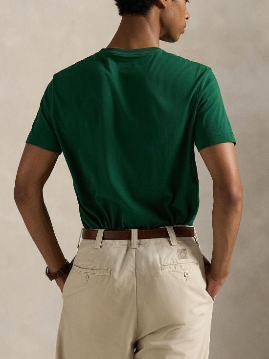 26SS 랄프 로렌 반팔 티셔츠 710671438 461 Verde - RALPH LAUREN