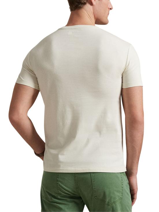 26SS 랄프 로렌 반팔 티셔츠 710671438 350 Crema - RALPH LAUREN