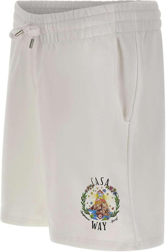 26SS 카사블랑카 숏팬츠 MSS26JTR00301 WHITE - CASABLANCA