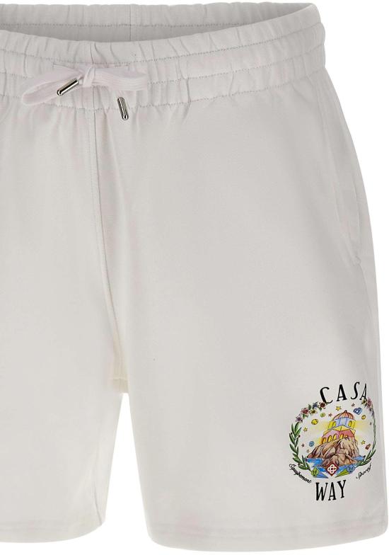 26SS 카사블랑카 숏팬츠 MSS26JTR00301 WHITE - CASABLANCA