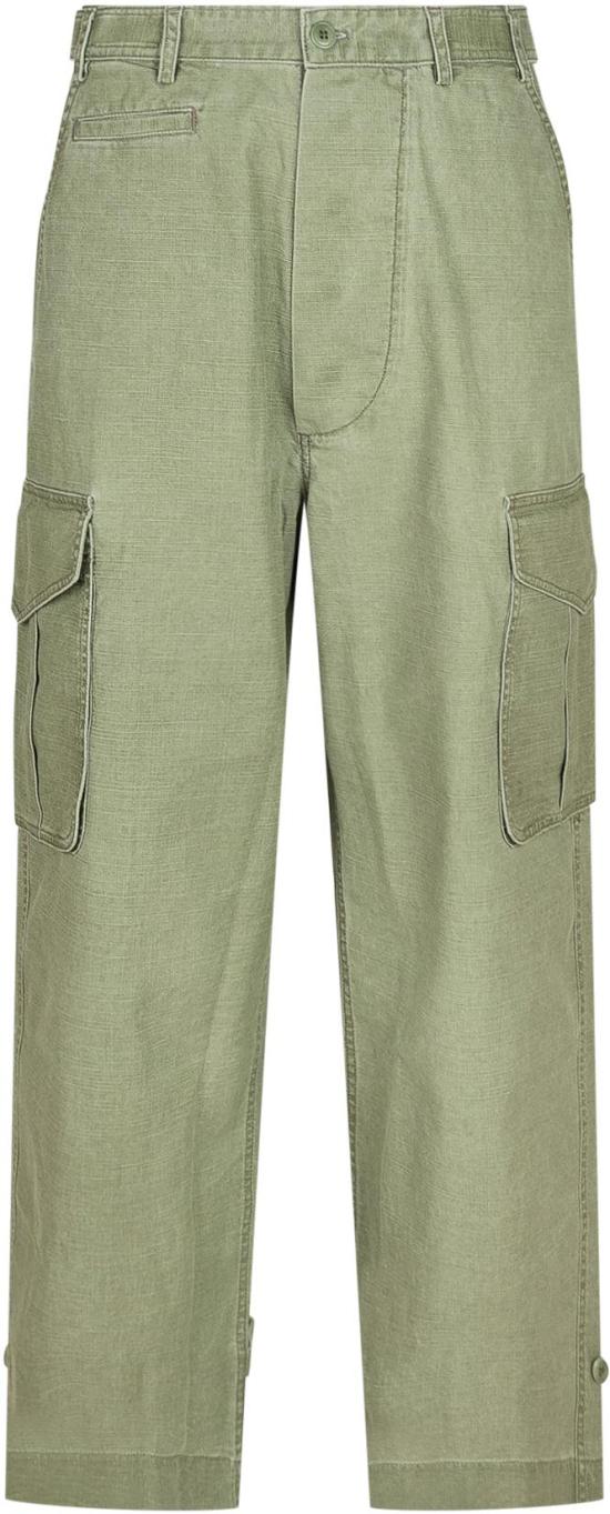 25SS 겐조 스트레이트 팬츠 FF55PA2459GD48 LIME