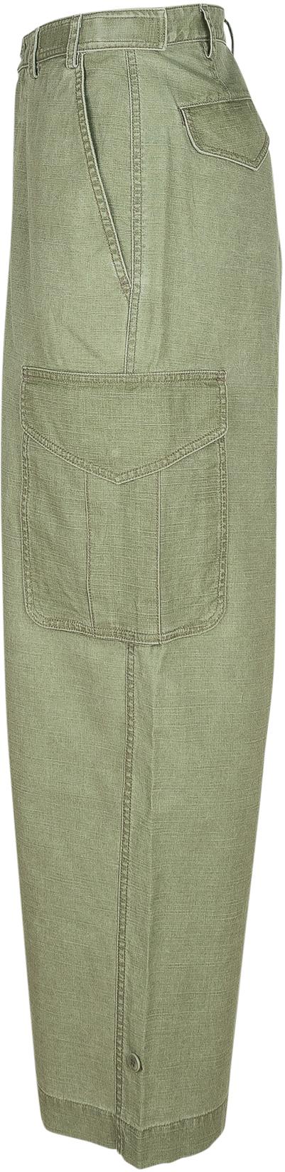 25SS 겐조 스트레이트 팬츠 FF55PA2459GD48 LIME - KENZO