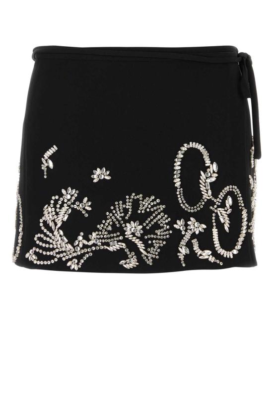 26SS 드리스 반 노튼 숏 스커트 2610106023210 900 Black