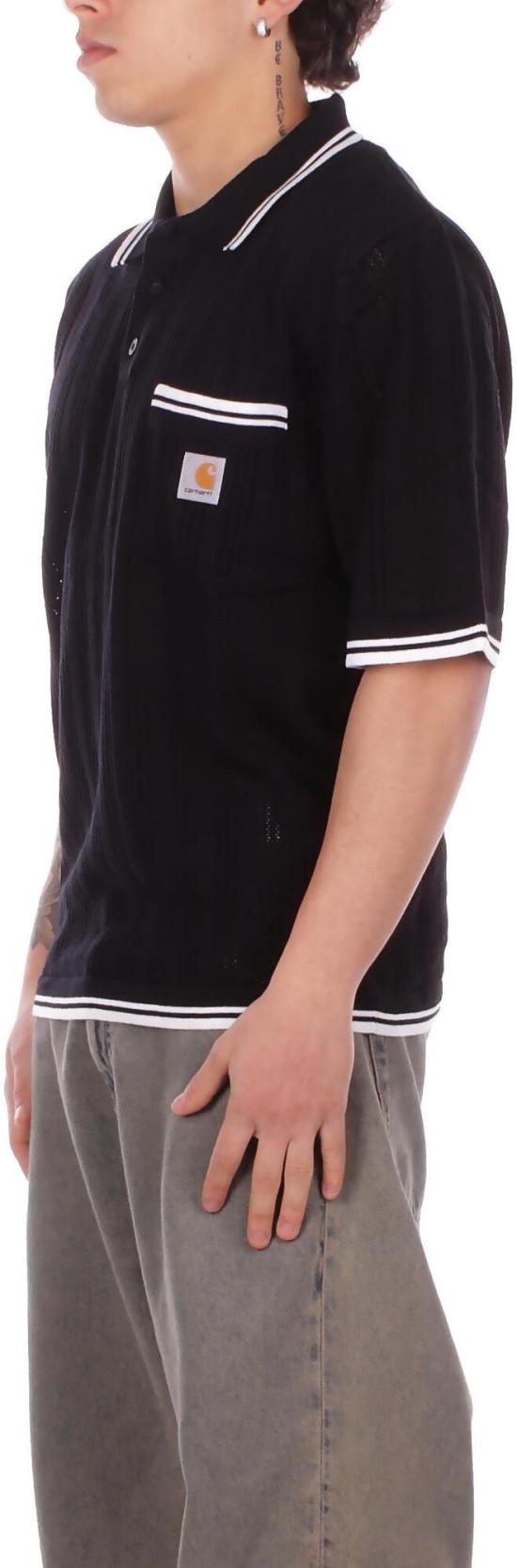 26SS 칼하트 숏슬리브 램지 폴로 티셔츠 I036168K02XX BLACK - CARHARTT