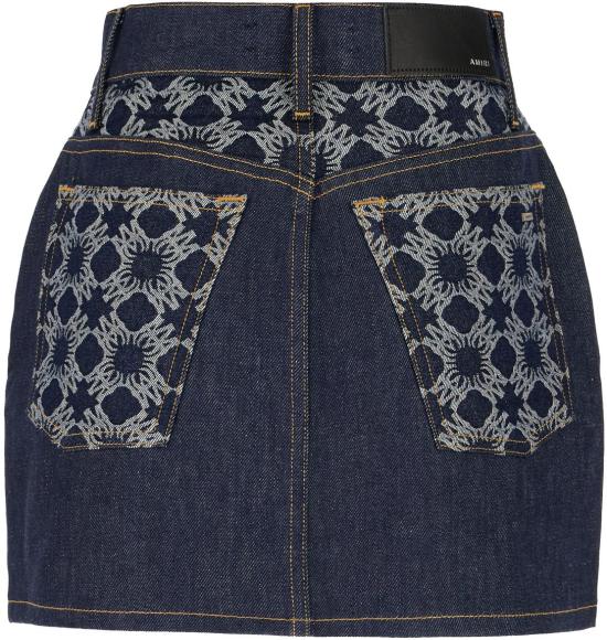 25SS 아미리 데님 스커트 AWDNKR1004RAWINDIGO BLUE - AMIRI