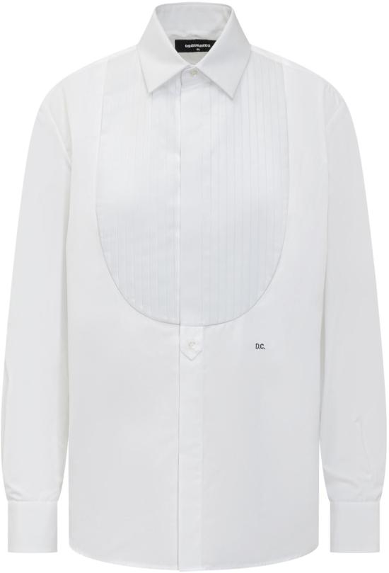 25SS 디스퀘어드2 셔츠 S75DL0892S35244100 WHITE